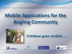 Mobile applications for the angling community