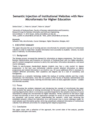 Semantic Injection of Institutional Websites with New Microformats for Higher Education