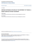 Service Systems in the Era of the Internet of Things: A Smart Service System Taxonomy
