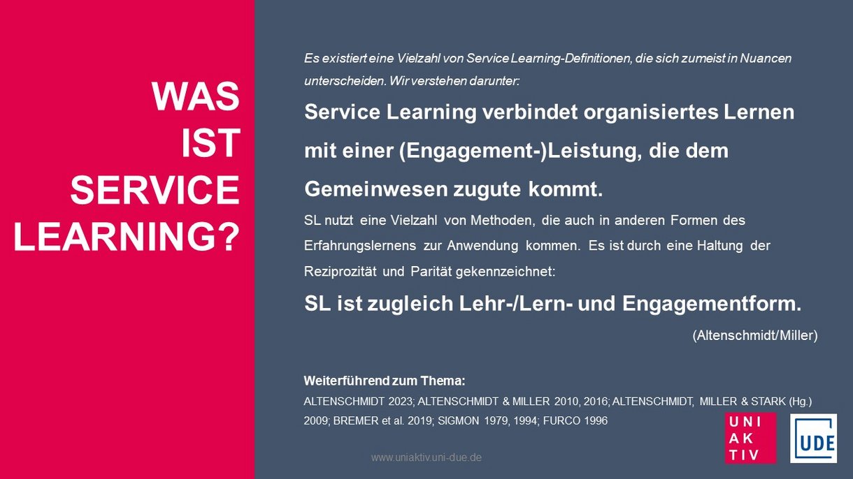 Was ist Service Learning?