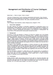 Management and Distribution of Course Catalogues with bolognaT3